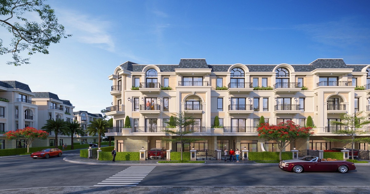 hinh anh phoi canh du an nha pho the classia khang dien phuong phu huu quan 9